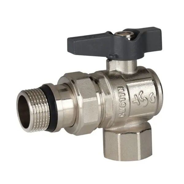 Кран з американкою ASG+ 3/4 ВЗ кутовий латунь (6553028) Кран з американкою ASG+ 3/4 ВЗ кутовий латунь (6553028)