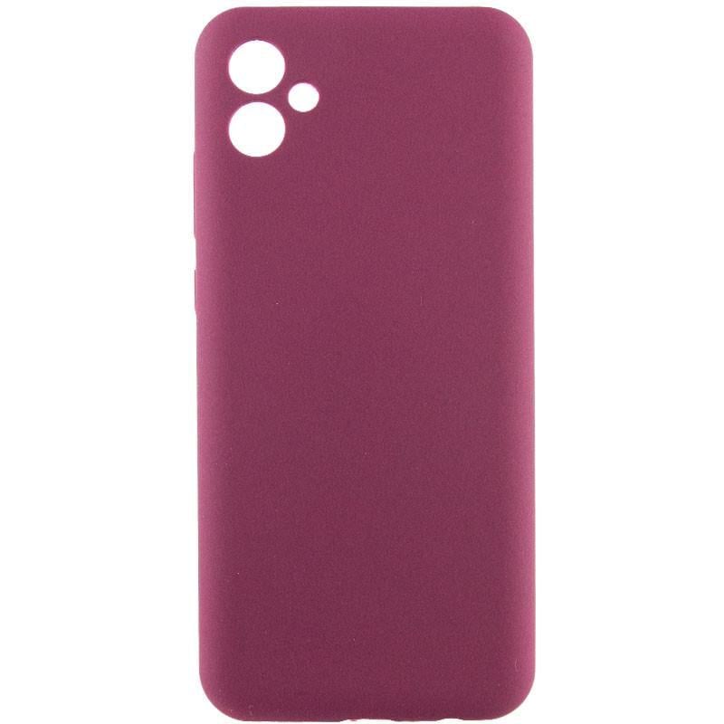 Противоударный Чехол Silicone Cover Lakshmi Full Camera (AAA) для Samsung Galaxy A06 Бордовый / Plum