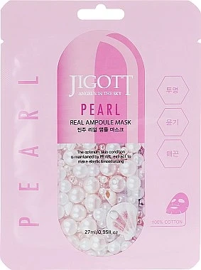 Маска ампульная для лица Jigott Pearl Real Ampoule с жемчугом 27 мл (2203242858) Маска ампульная для лица Jigott Pearl Real Ampoule с жемчугом 27 мл (2203242858)