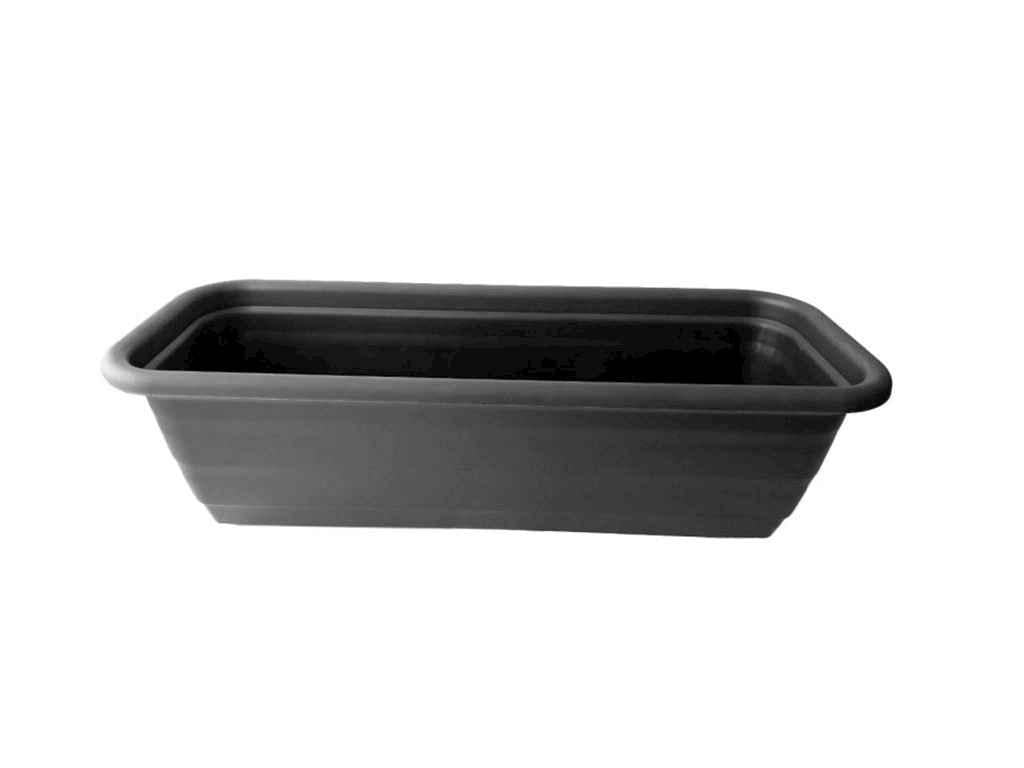 Горщик для квітів балконний Lamela 5,5 л Антрацит (798211)