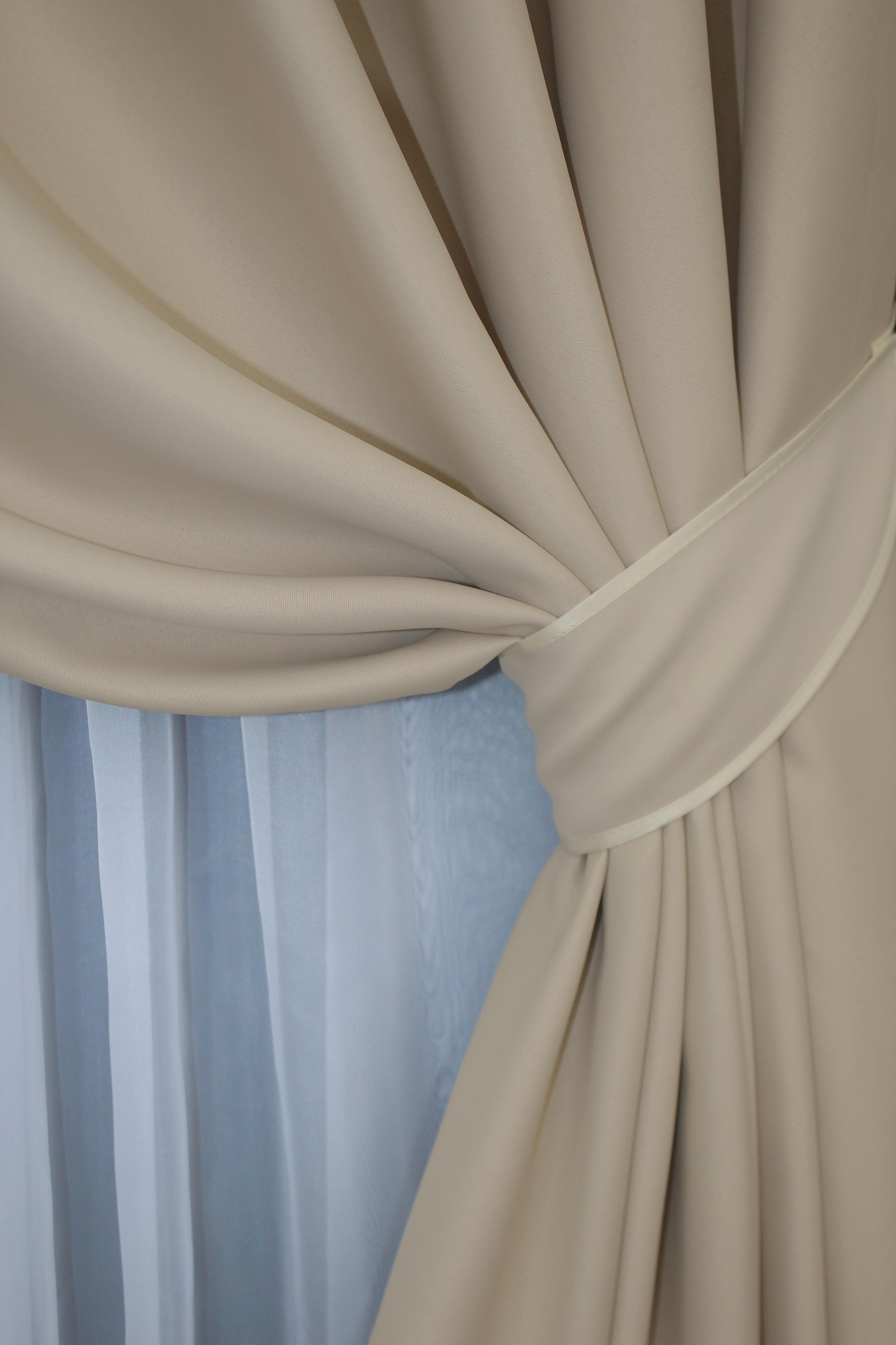 Комплект штор на люверсах VR-Textil Блекаут Bagema Rvs № 1240ш 150х250 см 2 шт. Бежевий (37-0016) - фото 3 Комплект штор на люверсах VR-Textil Блекаут Bagema Rvs № 1240ш 150х250 см 2 шт. Бежевий (37-0016) - фото 3