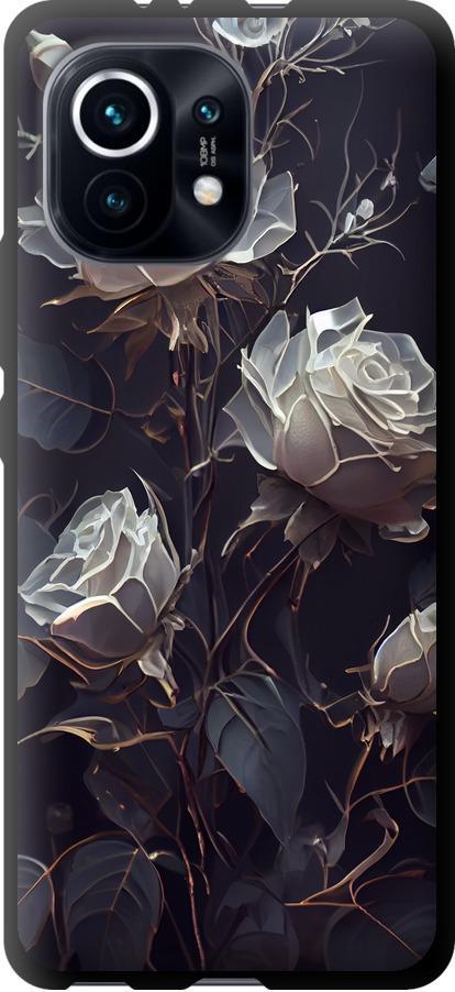 Чехол на Xiaomi Mi 11 Розы 2 (5550b-2253-42517) Чехол на Xiaomi Mi 11 Розы 2 (5550b-2253-42517)