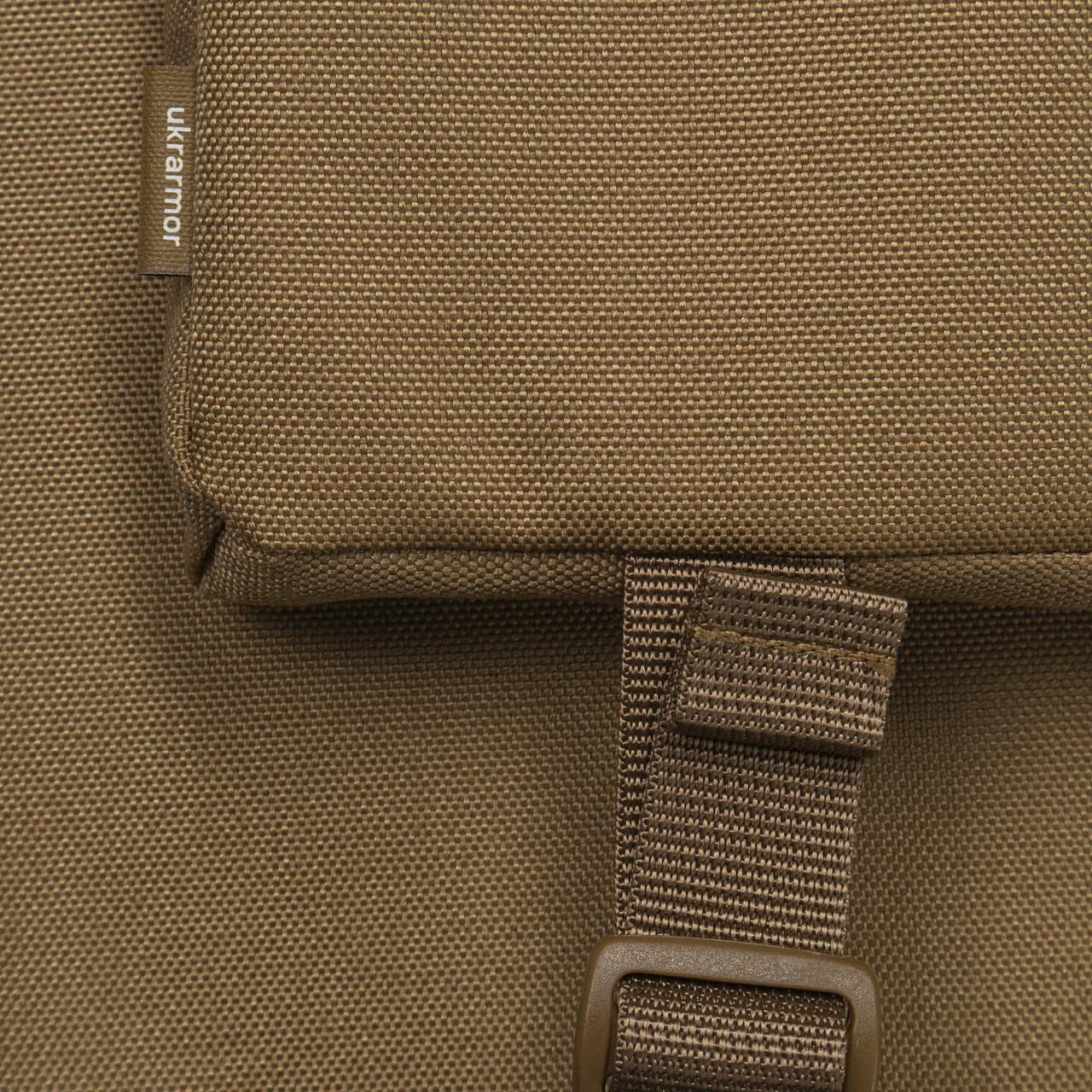 Каремат армійський Ukrarmor Cordura 500D MOLLE 26х33 см Койот (300501) - фото 4