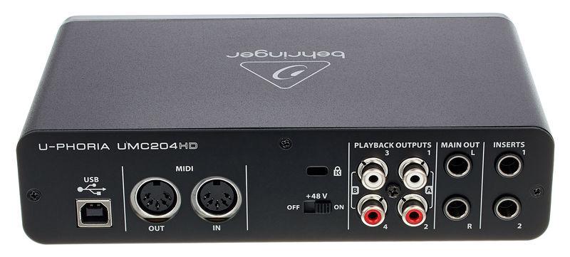 ᐉ Звуковая карта Behringer U-Phoria UMC 204 HD • Купить в Киеве