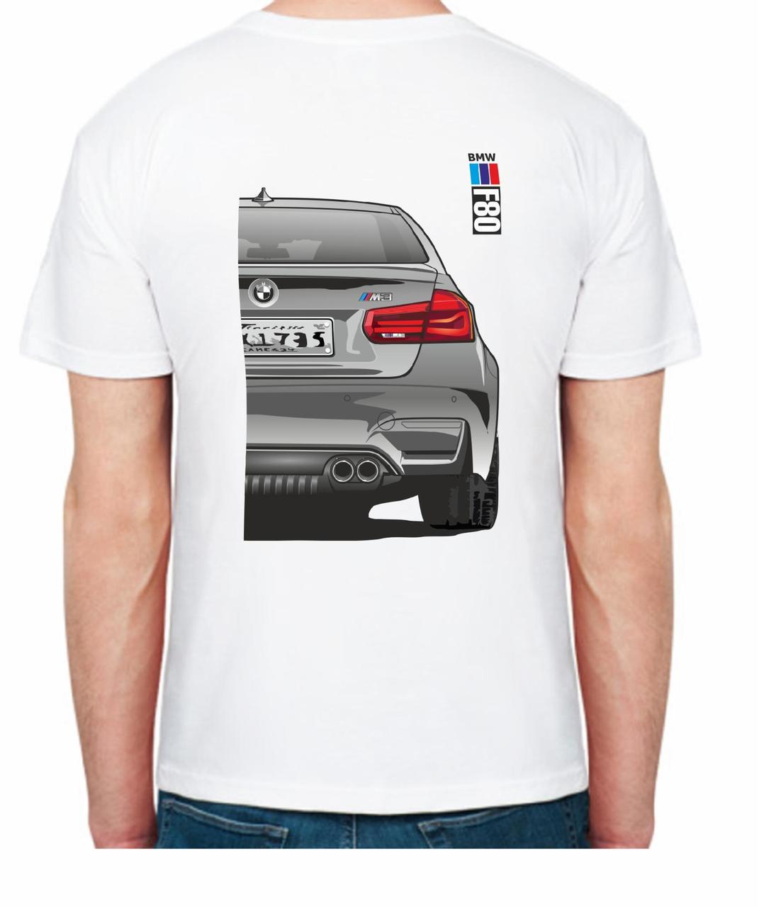 Футболка мужская Avtolife BMW F80 MotorSport R 106280 M Белый (2496231541)