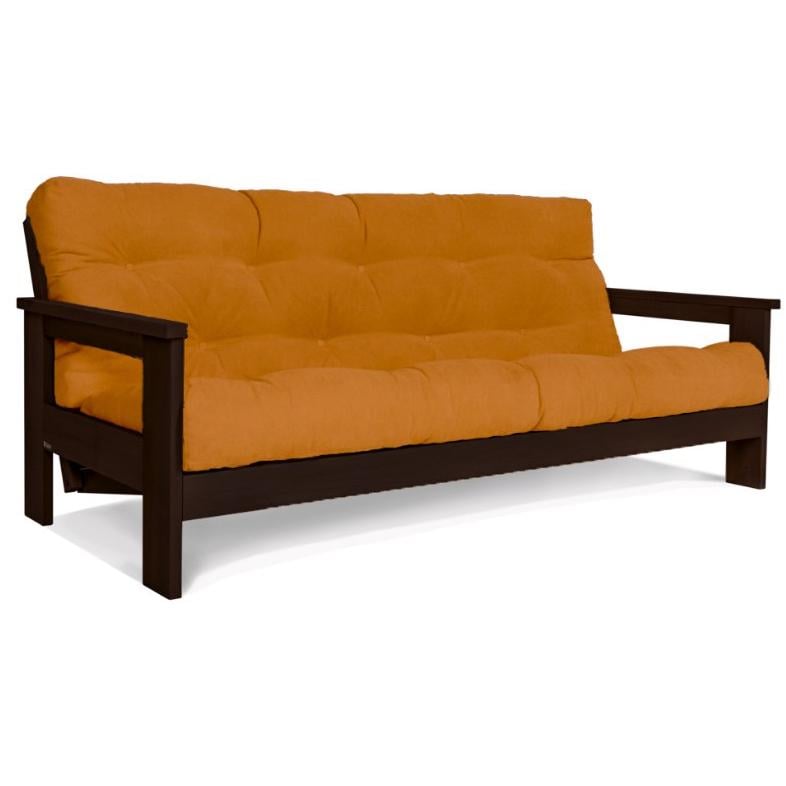 Диван раскладной Woodman Mexico МФ Шоколадный/Оранжевый (14400287)