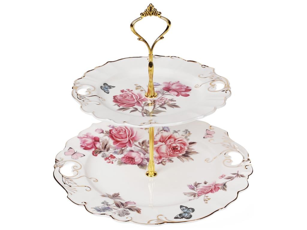 Фруктовница Версаль двухъярусная 27 см (BDI-572-104)