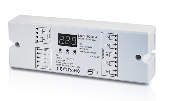Декодер SR-2102BEA-4CH DMX (18051) Декодер SR-2102BEA-4CH DMX (18051)