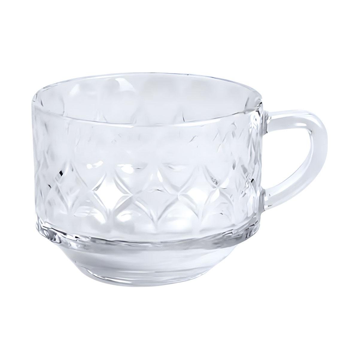 Набор стеклянных чашек Light House 6 штук по 270 мл Прозрачный (LG-20191)