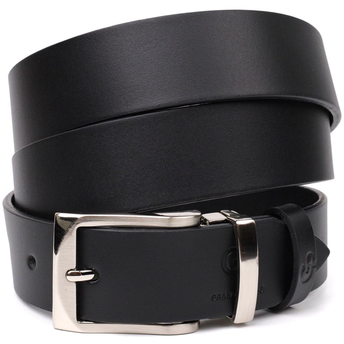 Пояс брючный Grande Pelle Belt 11675 из натуральной кожи Черный