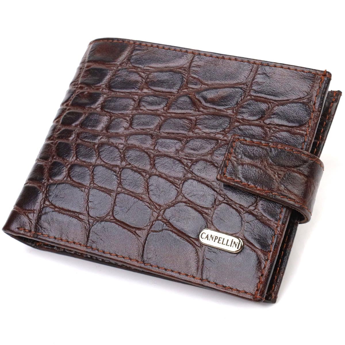 Кошелек мужской кожаный Canpellini 21888 Коричневый (55667)