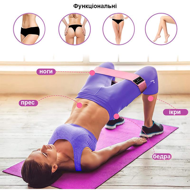 Гумки для фітнесу Newt Booty Resistance Bands 3 шт. (NE-ESP-35) - фото 4 Гумки для фітнесу Newt Booty Resistance Bands 3 шт. (NE-ESP-35) - фото 4