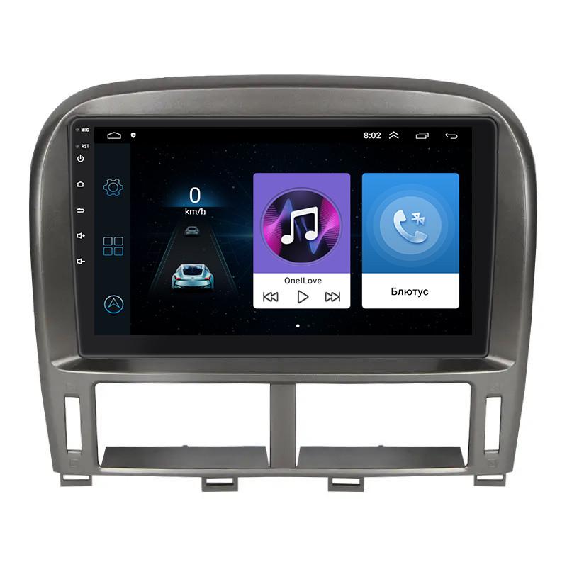 Магнитола штатная Lesko 9" для Toyota Celsior III F30 ver 2 2000-2003 1/16 Gb Wi-Fi GPS Base