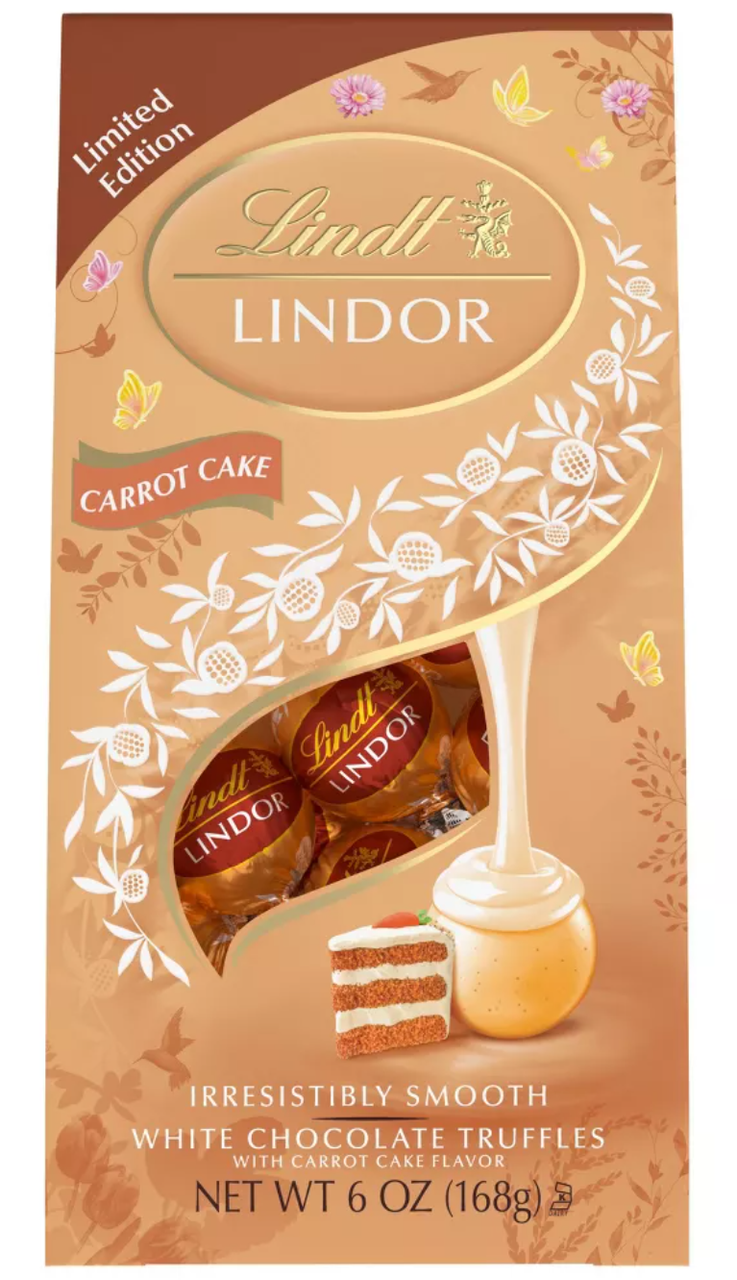 Конфеты шоколадные Lindt Lindor Carrot Cake White Chocolate Truffle Limited Edition 170 г (2575497785)