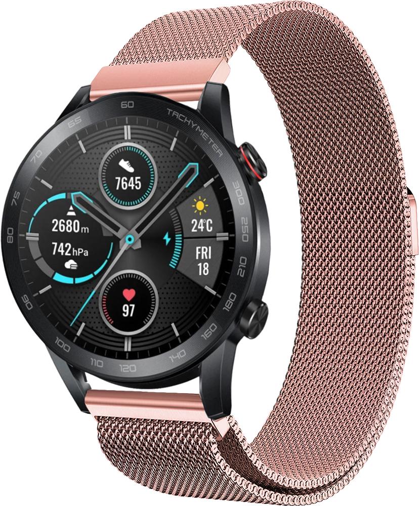 Ремешок Миланская Петля Milano Honor Magic Watch 2 46 мм Pink (27071)