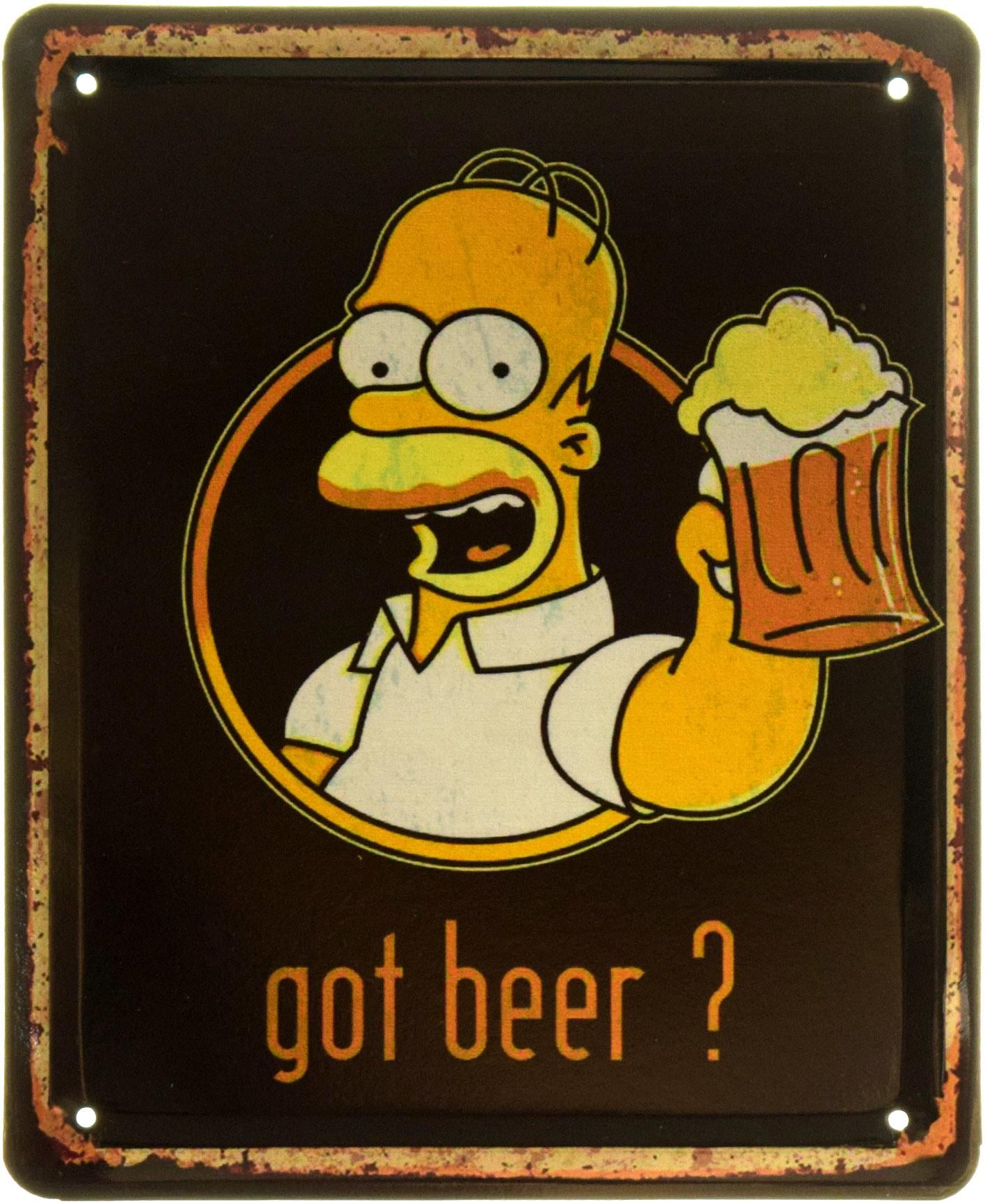 Табличка металева "Got Beer?" 18x22 см (ms-103922)