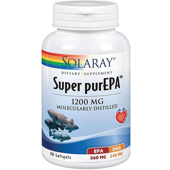 Омега 3 Solaray Super purEPA 1200 мг 90 Softgels (SOR-00820)