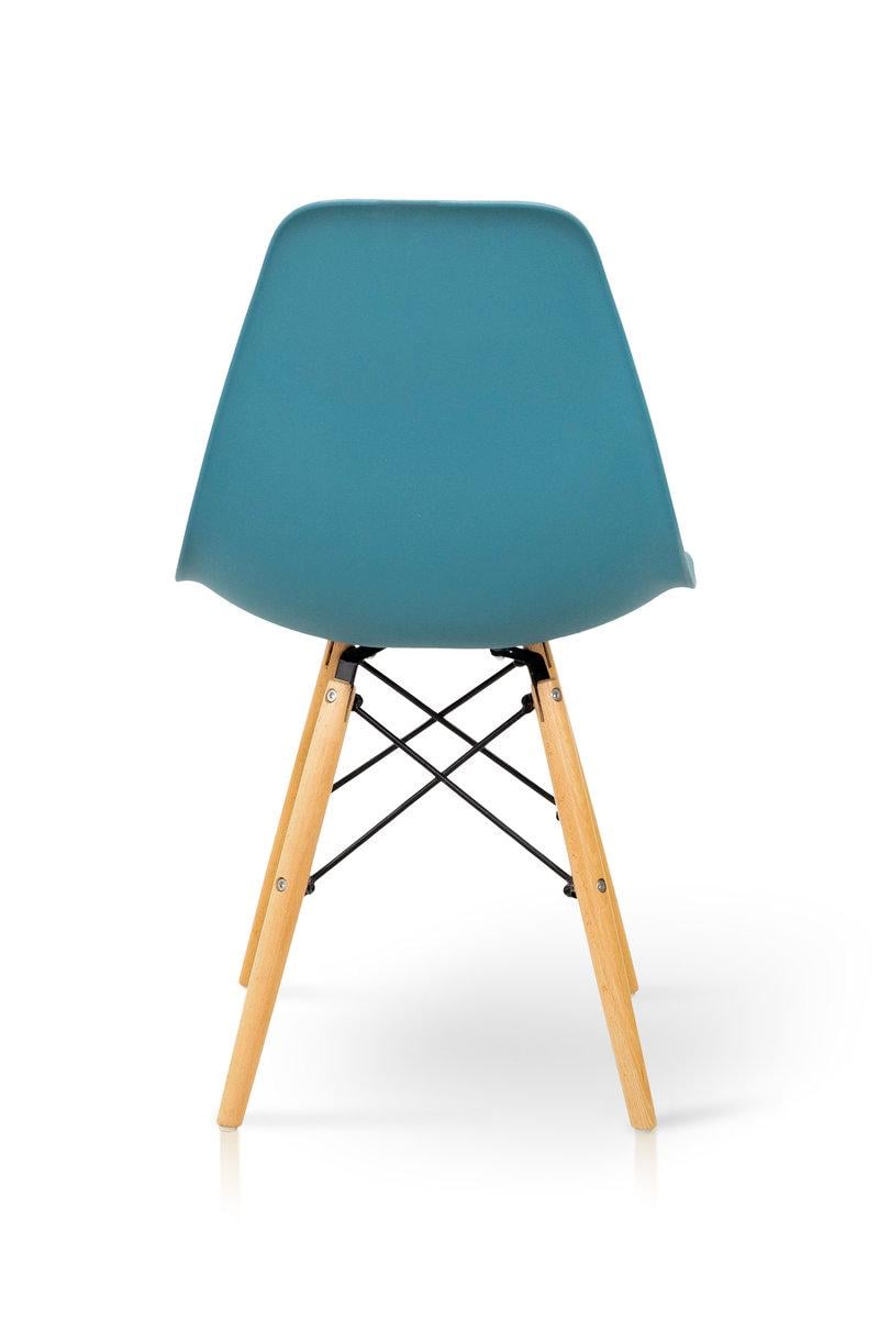 Стілець кухонний Мікс Меблі Смайл Аквамарин/ніжки Бук - фото 4 Стілець кухонний Мікс Меблі Смайл Аквамарин/ніжки Бук - фото 4