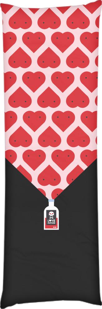 Подушка дакимакура Love Potion 40x100 см (13545719)