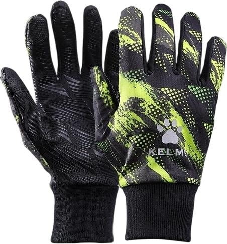 Перчатки для взрослых KELME COLD GLOVES One size Черно-салатовый (8161ST5003.9010)