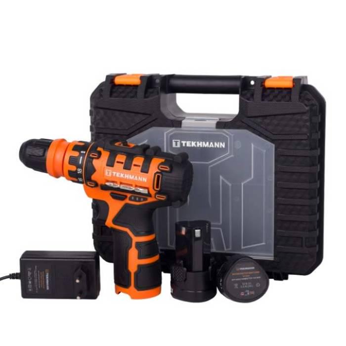Шуруповерт акумуляторний Tekhmann TCD-12/2 DFR 12V 2000 mAh Orange (853784) - фото 5 Шуруповерт акумуляторний Tekhmann TCD-12/2 DFR 12V 2000 mAh Orange (853784) - фото 5