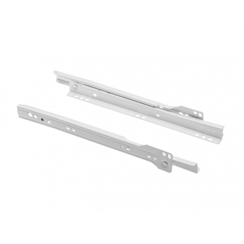 Направляющие роликовые частичное выдвижение GTV 450 мм 1 комплект Белый (714900)