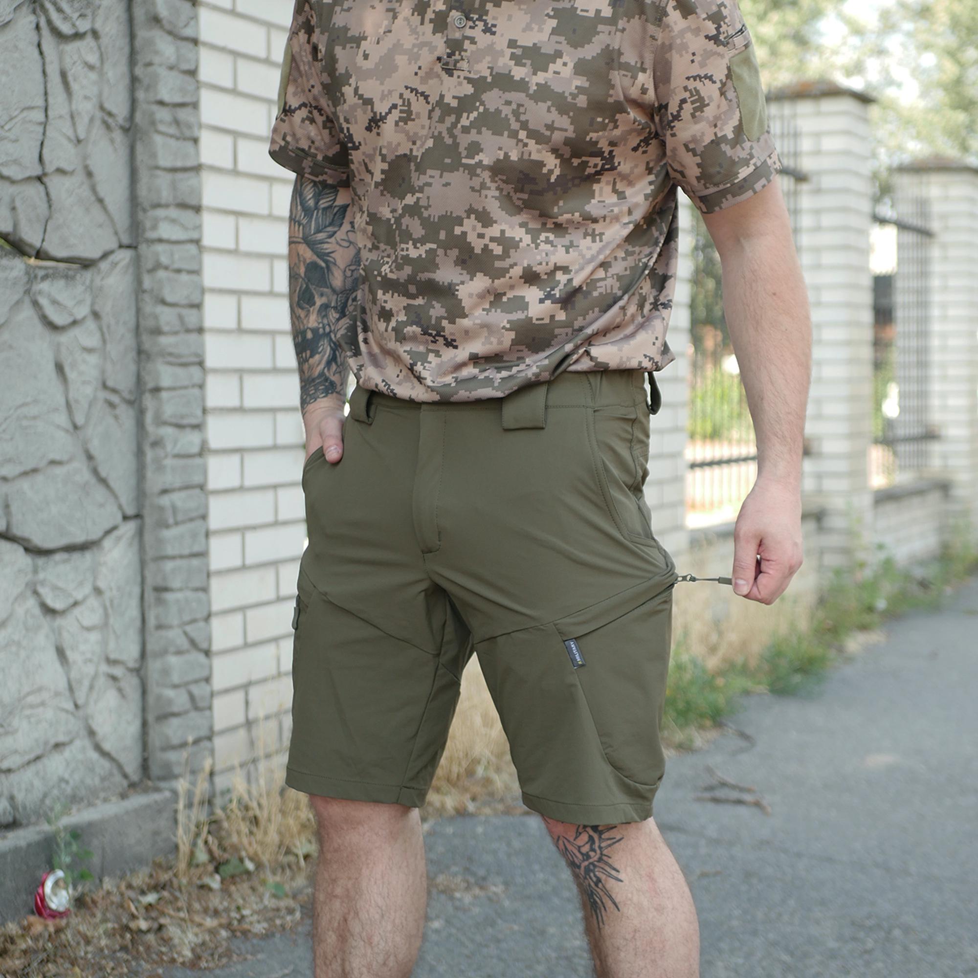 Шорти для ЗСУ BR SRTINGER L Олива (1819-L) - фото 10