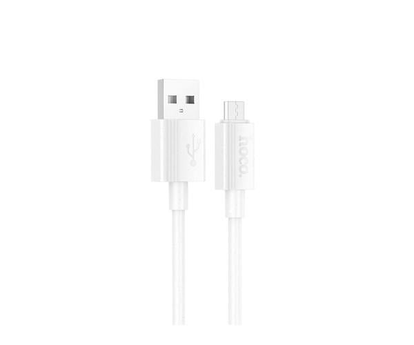 Кабель USB Hoco X107 Micro 2,4A 1 м White