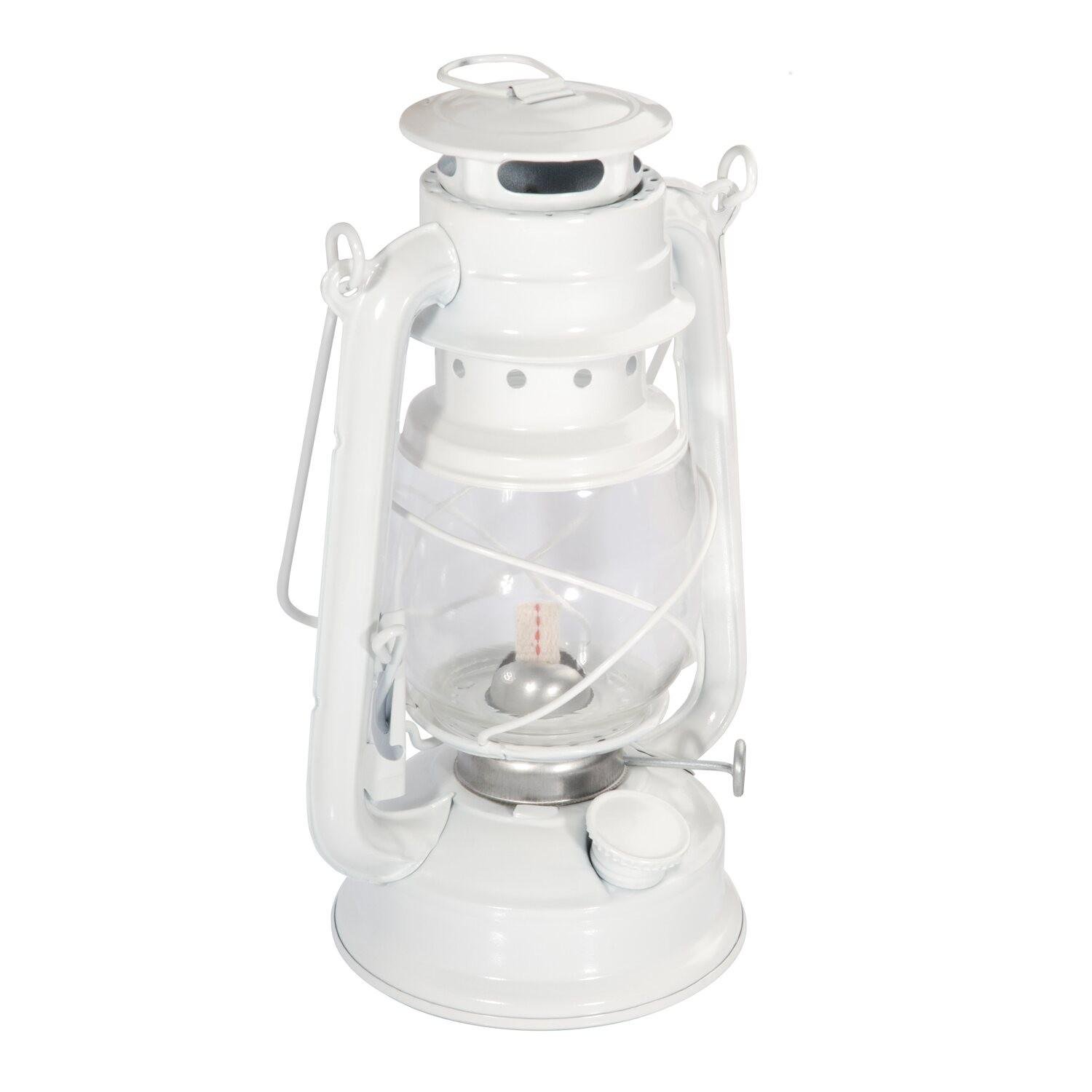 Лампа портативная керосиновая Metrox MT-9810 с ветрозащитой 24 см Белый
