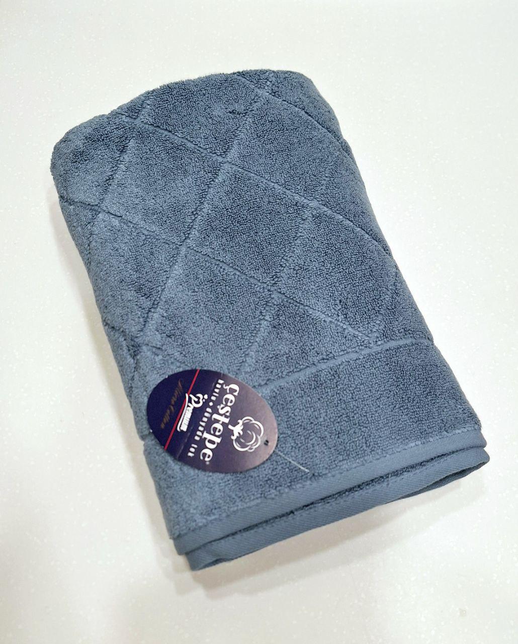Рушник банний махровий Cestepe Microcotton 70x140 см Джинсовий (736)