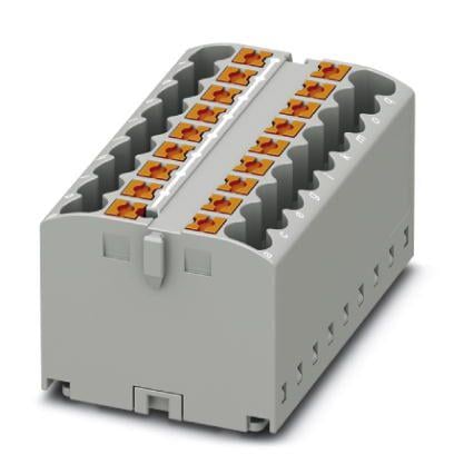 Розподільний блок Phoenix Contact PTFIX 18X2,5 GY 450В 24A Push-in Сірий (3273308)