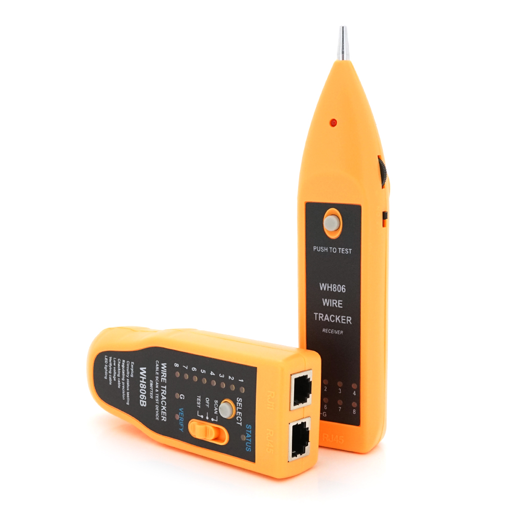 Тестер кабельный WH-806B LAN RJ-45 RJ-11 (YUT_V3072)