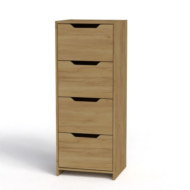 Комод Компаніт С 48х42х123,2 см Дуб крафт золотий (25398961)