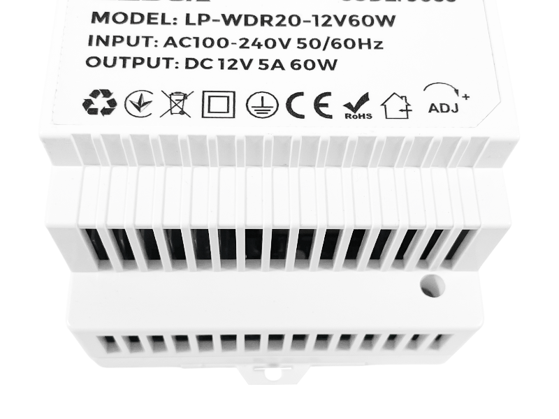 Блок питания LEDUA на DIN-рейке 60W 5А IP20 12V (LP-WDR20-12V60W) - фото 4 Блок питания LEDUA на DIN-рейке 60W 5А IP20 12V (LP-WDR20-12V60W) - фото 4