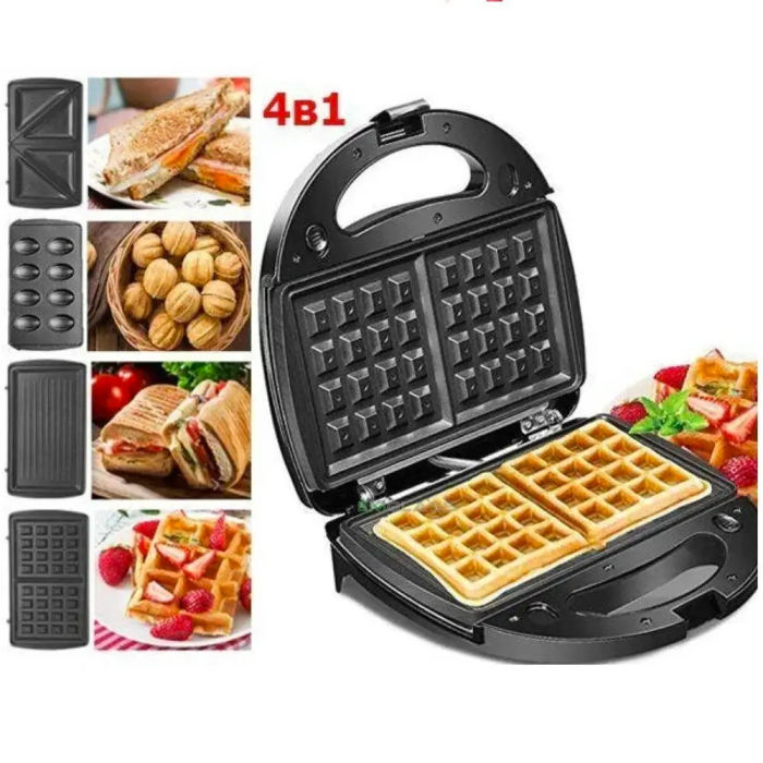 Мультипекар ВІТЕК ВТ-2689 зі змінними формами 4в1 (1285) - фото 3 Мультипекар ВІТЕК ВТ-2689 зі змінними формами 4в1 (1285) - фото 3