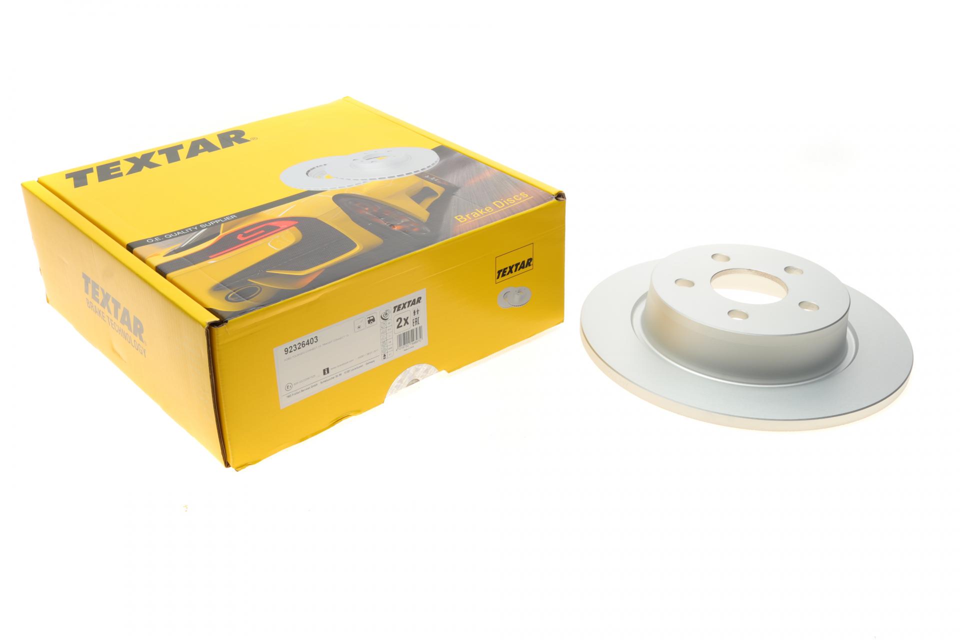 Диск тормозной задний TEXTAR для Ford Tourneo Connect/Transit Connect 13- PRO 280х11 мм (92326403)