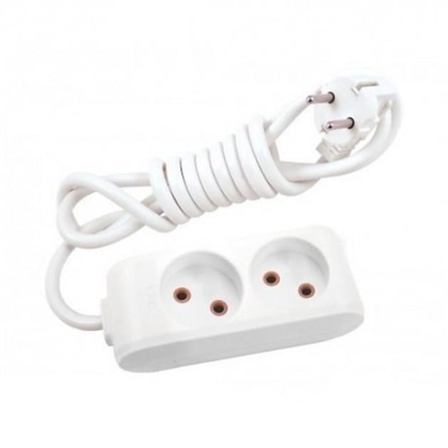 Удлинитель VIKO без заземления 2 м 2 гнезда (90112202)