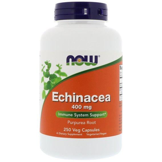 Ехінацея NOW Foods Echinacea 400 мг 250 Veg Caps