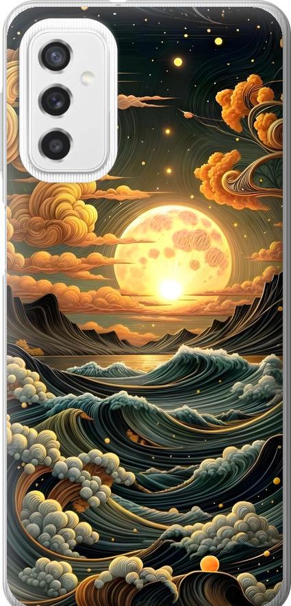 Чехол на Samsung Galaxy M52 M526B Арт волны (6332u-2490-42517)