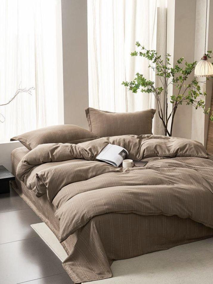 Комплект постельного белья Malloory Home муслин семейный Капучино (2552)