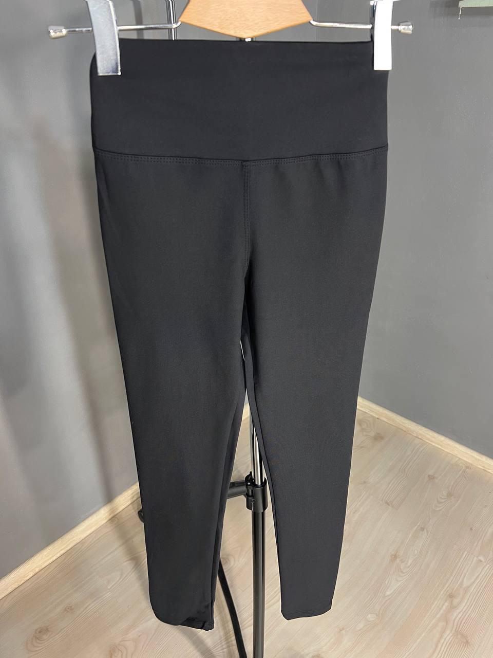 Лосини жіночі LADY HUREM 2512 дайвінг ойшо висока талія широкий пояс S Чорний (3711) - фото 6