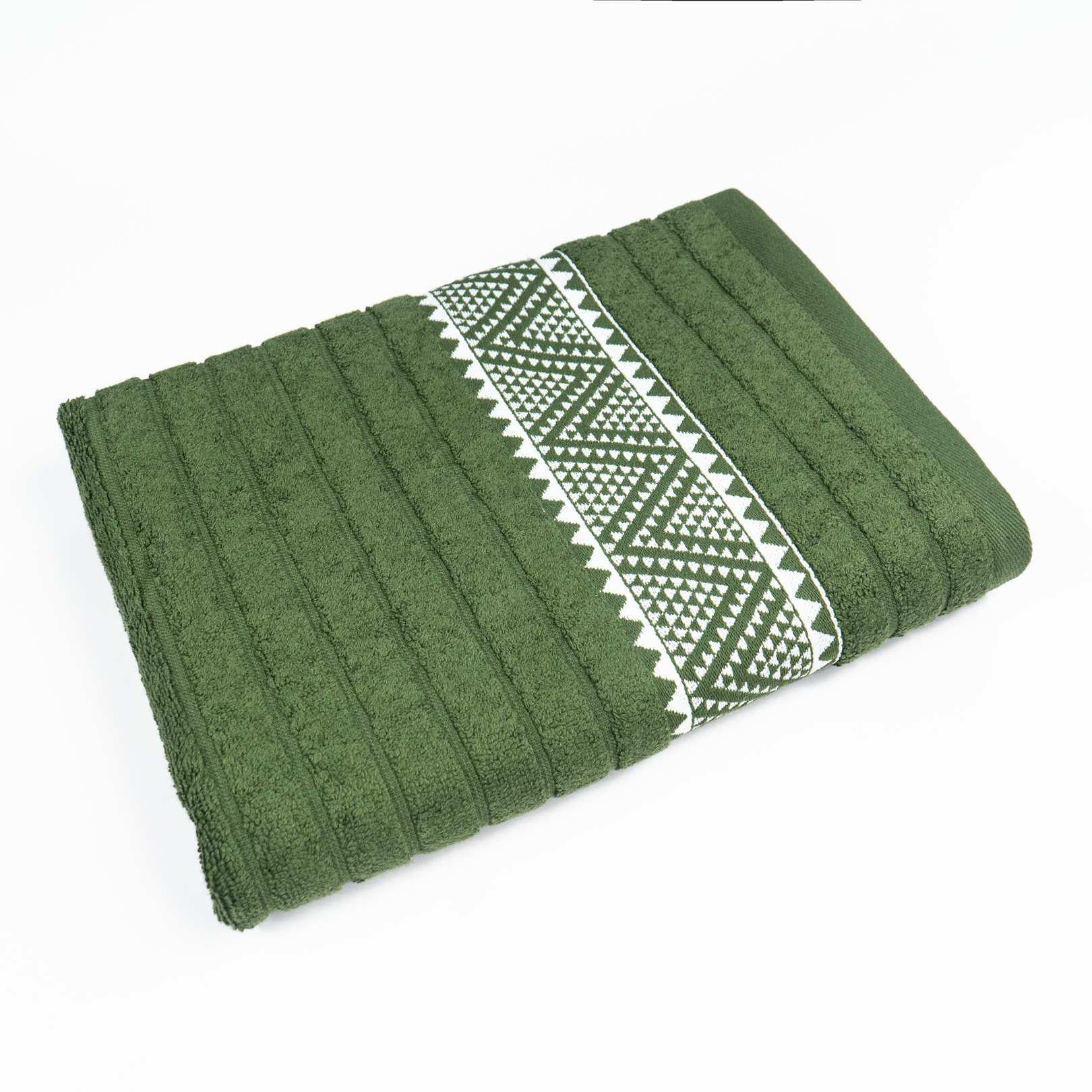 Полотенце махровое для лица и рук GM Textile Зипп 50х90 см Хаки (500-90-zipp-Khaki)