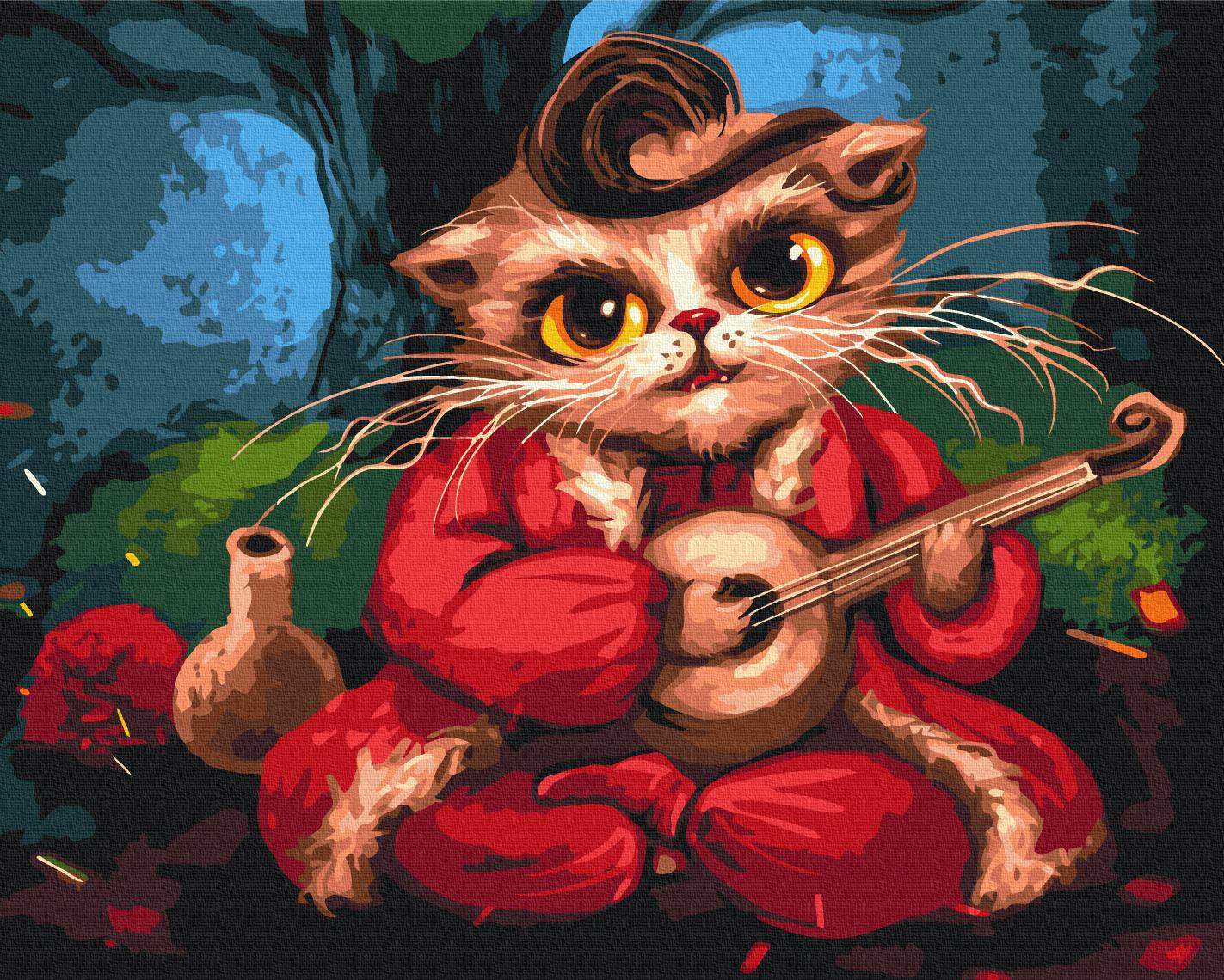 Картина по номерам Brushme Кот Мамай 40x50 см (BS54423)