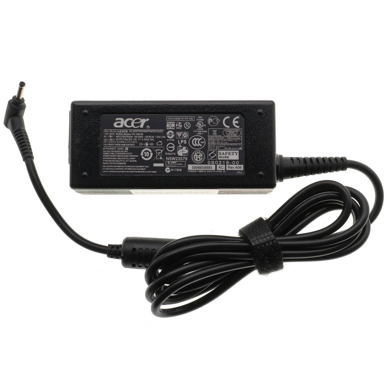 Блок питания для ноутбука Acer 19V 2,15A 40W 3,0х1,0 мм 220B (1685298110)