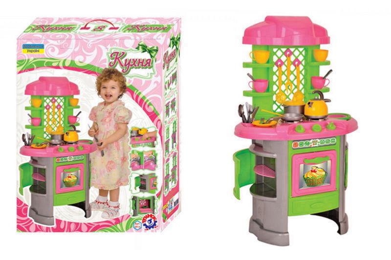 Игровой набор Технок Кухня №8 50х20х60 см Зелено-розовый (0915)