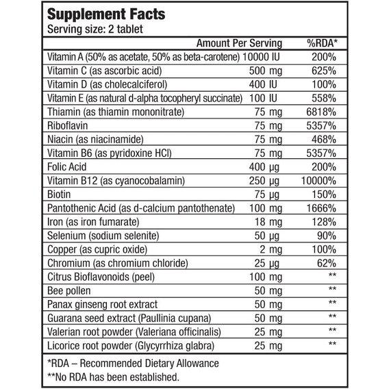 Вітамін B для спорту BioTechUSA B-Complex 60 Tabs - фото 2