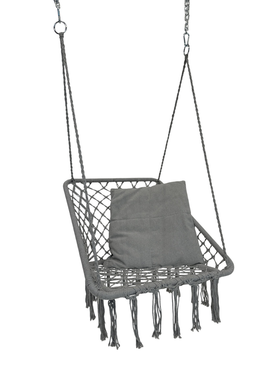Кресло-качели садовые WCG с подушкой Графитовый (QNSW03GR) - фото 1