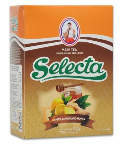 Чай Selecta Ginge Йерба Мате имбирь лимон и мед 500 г (К583/500)