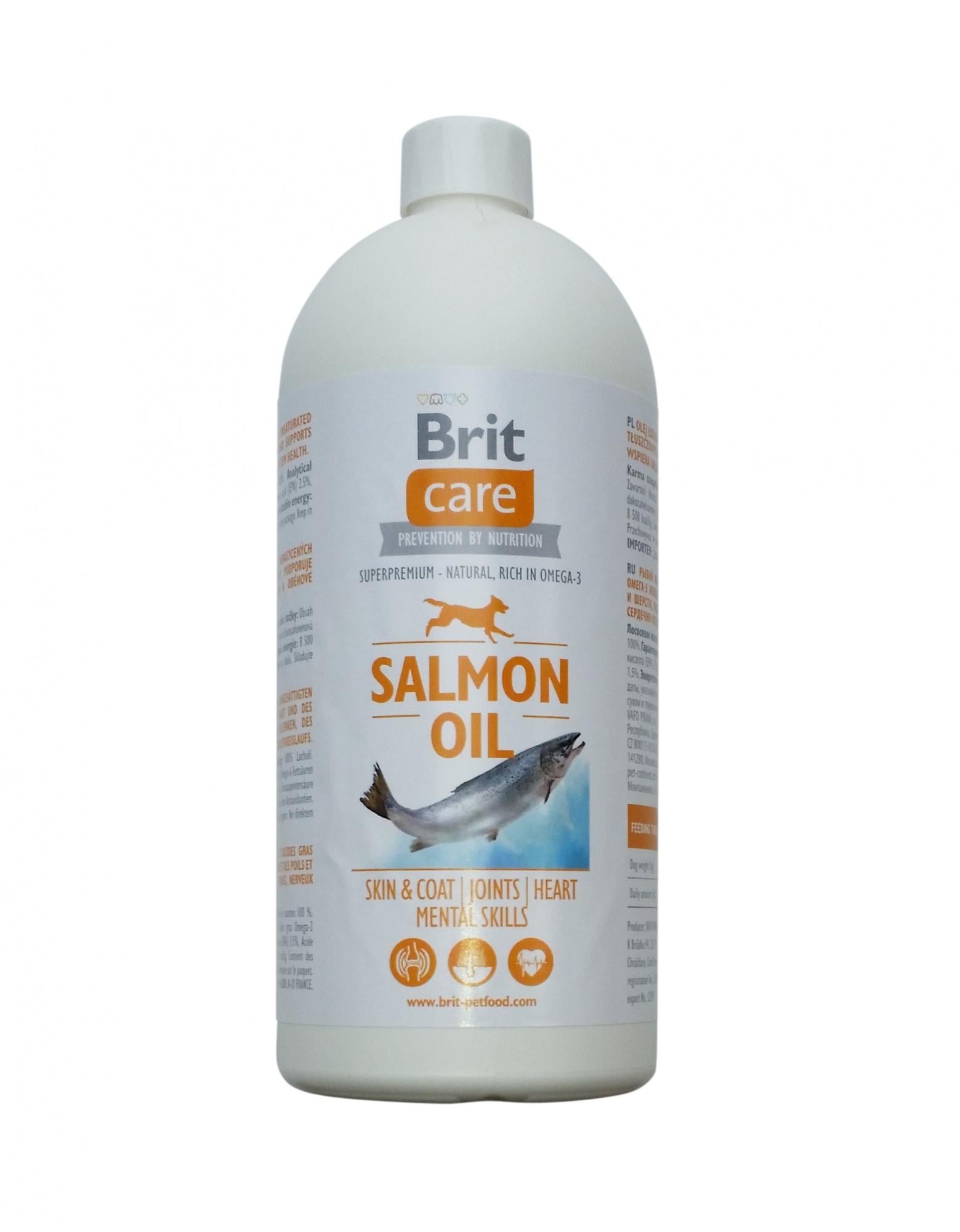 Витамины для собак Brit Care Лососевое масло 1 л (101117/442868)