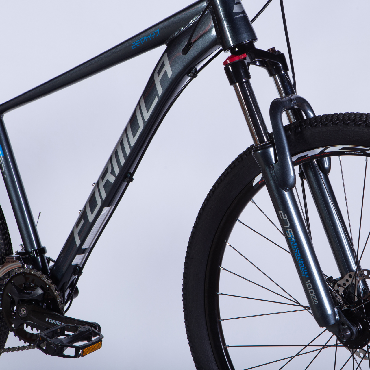 Велосипед Formula ZEPHYR 3.0 DD CS AL 27,5" 17" 2025 Темно-сірий - фото 3